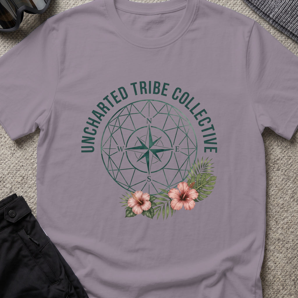 Uncharted Tribe Compass T-Shirt in Paragon, front view.