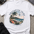 Diamond Head T-Shirt in White, front view.
