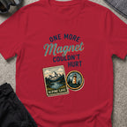 One more Magnet T-Shirt in Antique Cherry Red, front view.