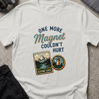 One more Magnet T-Shirt in Ice Grey, front view.