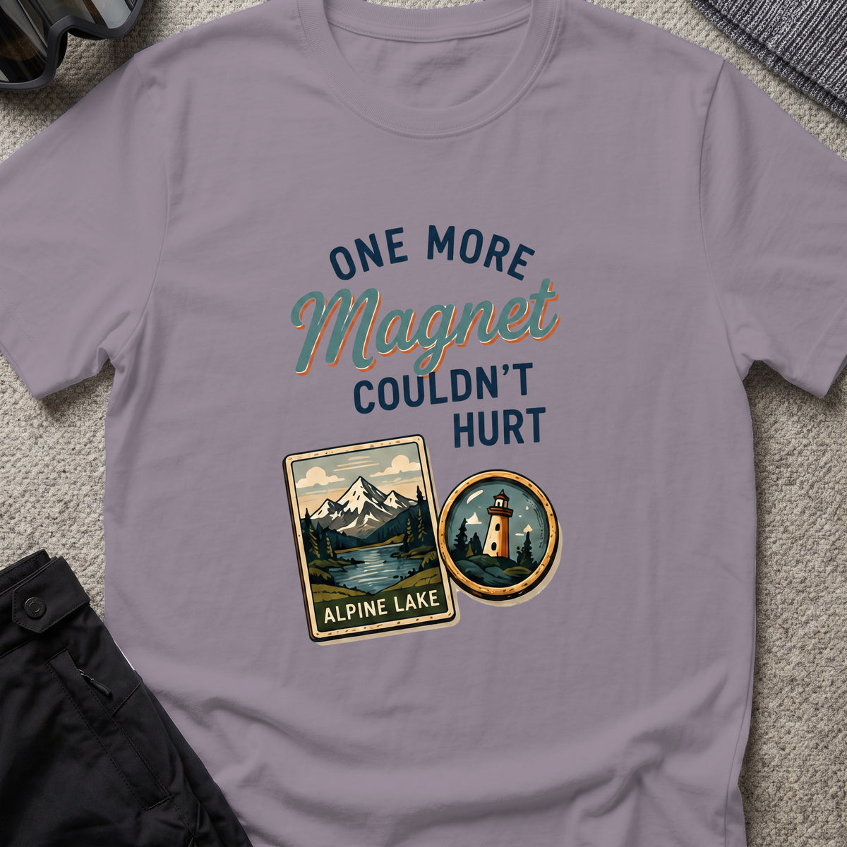 One more Magnet T-Shirt in Paragon, front view.