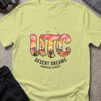 Desert Dreams T-Shirt in Pistachio, front view.