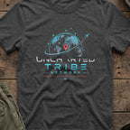 Digital Nomad T-Shirt in Dark Heather, front view.