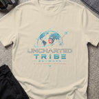 Digital Nomad T-Shirt in Sand, front view.