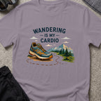 Wandering is my Cardio T-Shirt in Paragon, front view.
