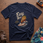 Slice of the Good Life T-Shirt in Navy, front view.