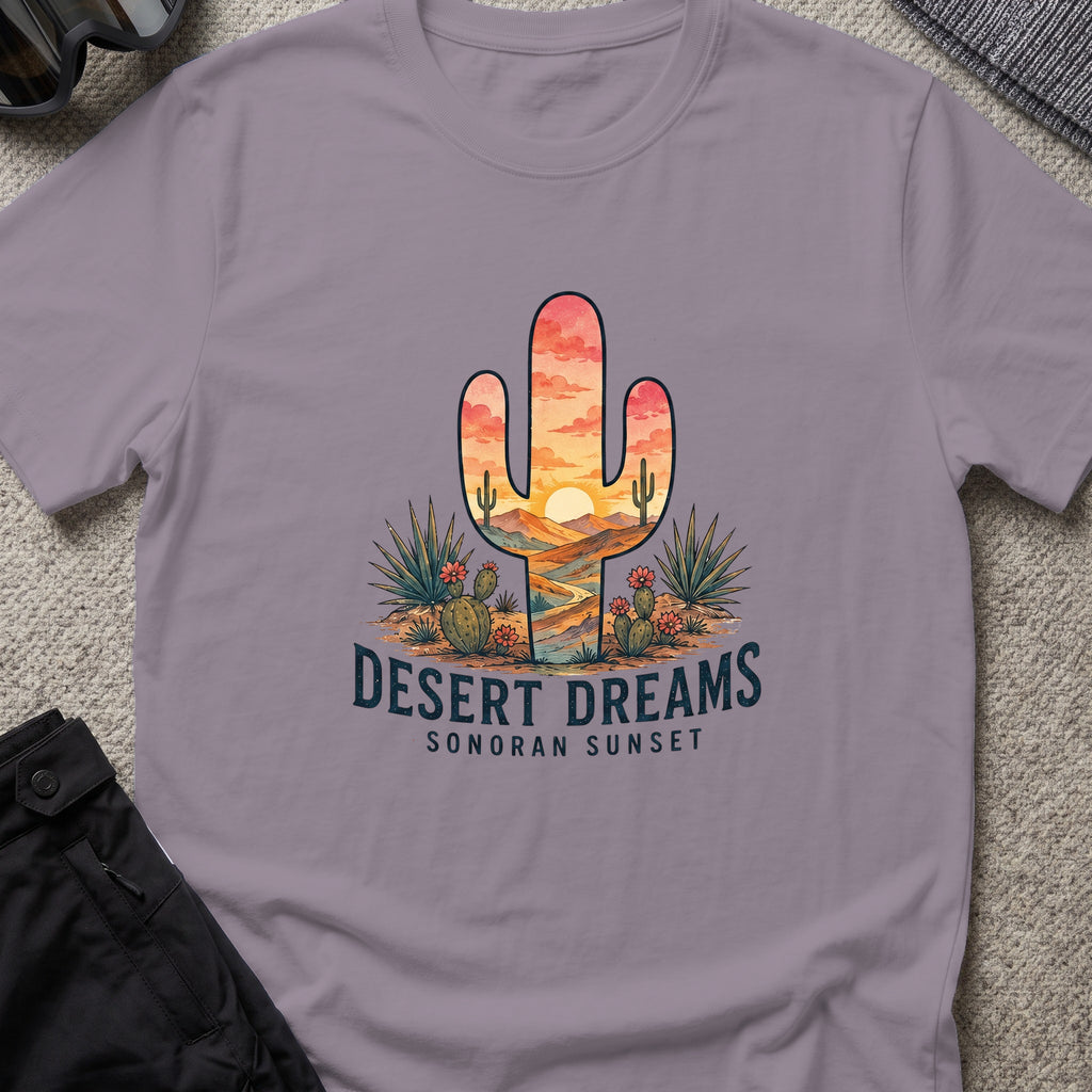 Desert Dreams T-Shirt — Sonoran Sunset in Paragon, front view.