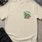 Island Vibes 2 T-Shirt in Sand, front view.