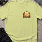 Desert Therapy T-Shirt — Desert Arch in Pistachio, front view.