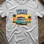 Endless Summer T-Shirt in Sport Grey, front view.