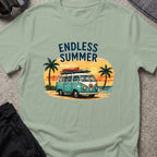 Endless Summer T-Shirt in Sage, front view.