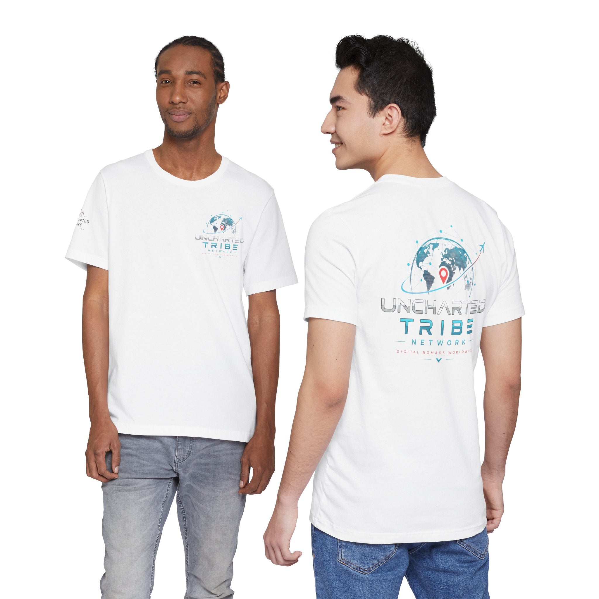 Uncharted Tribe Network — Cyber Unisex Jersey Short Sleeve Tee