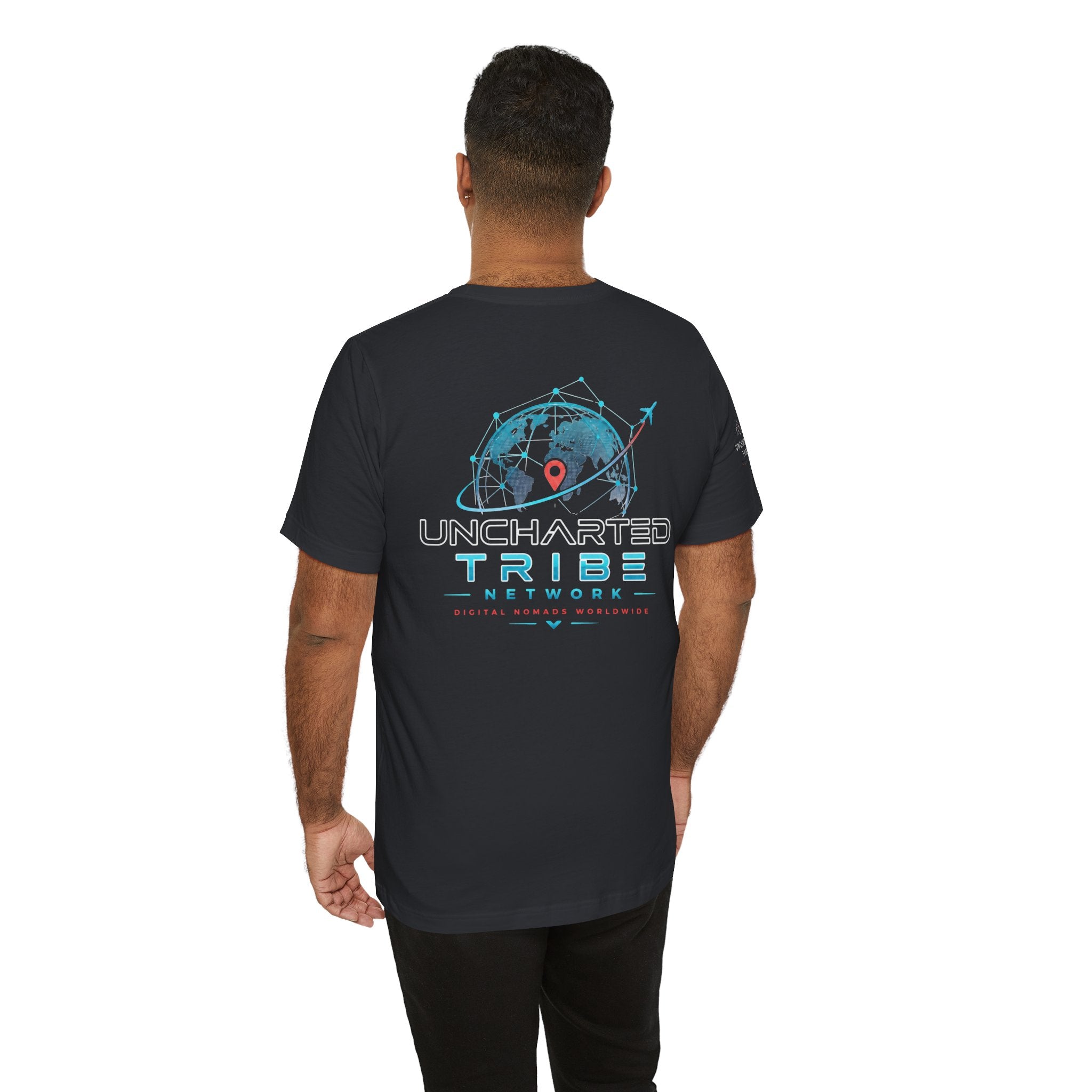 Uncharted Tribe Network — Cyber Unisex Jersey Short Sleeve Tee