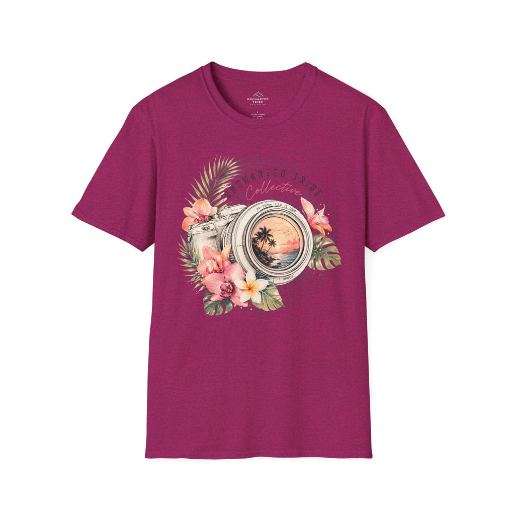 Floral Camera T-Shirt