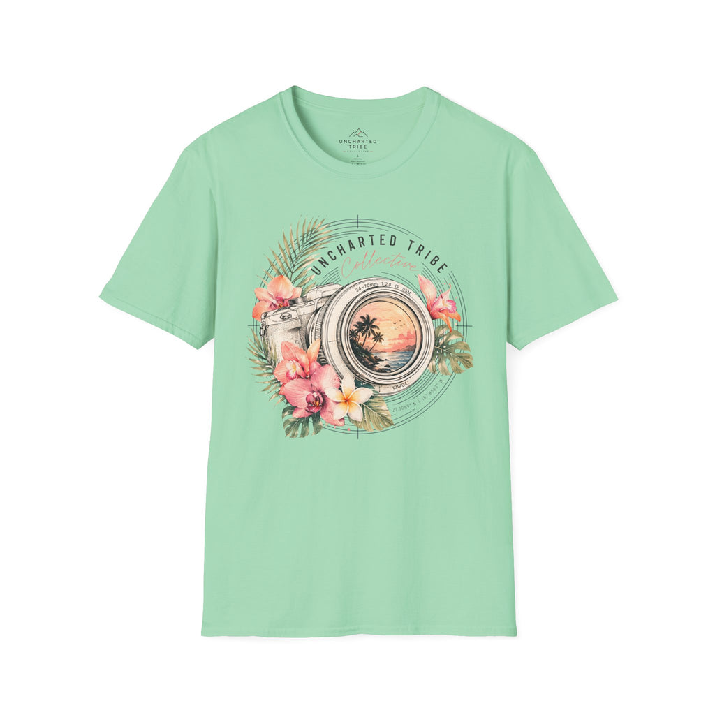 Floral Camera T-Shirt