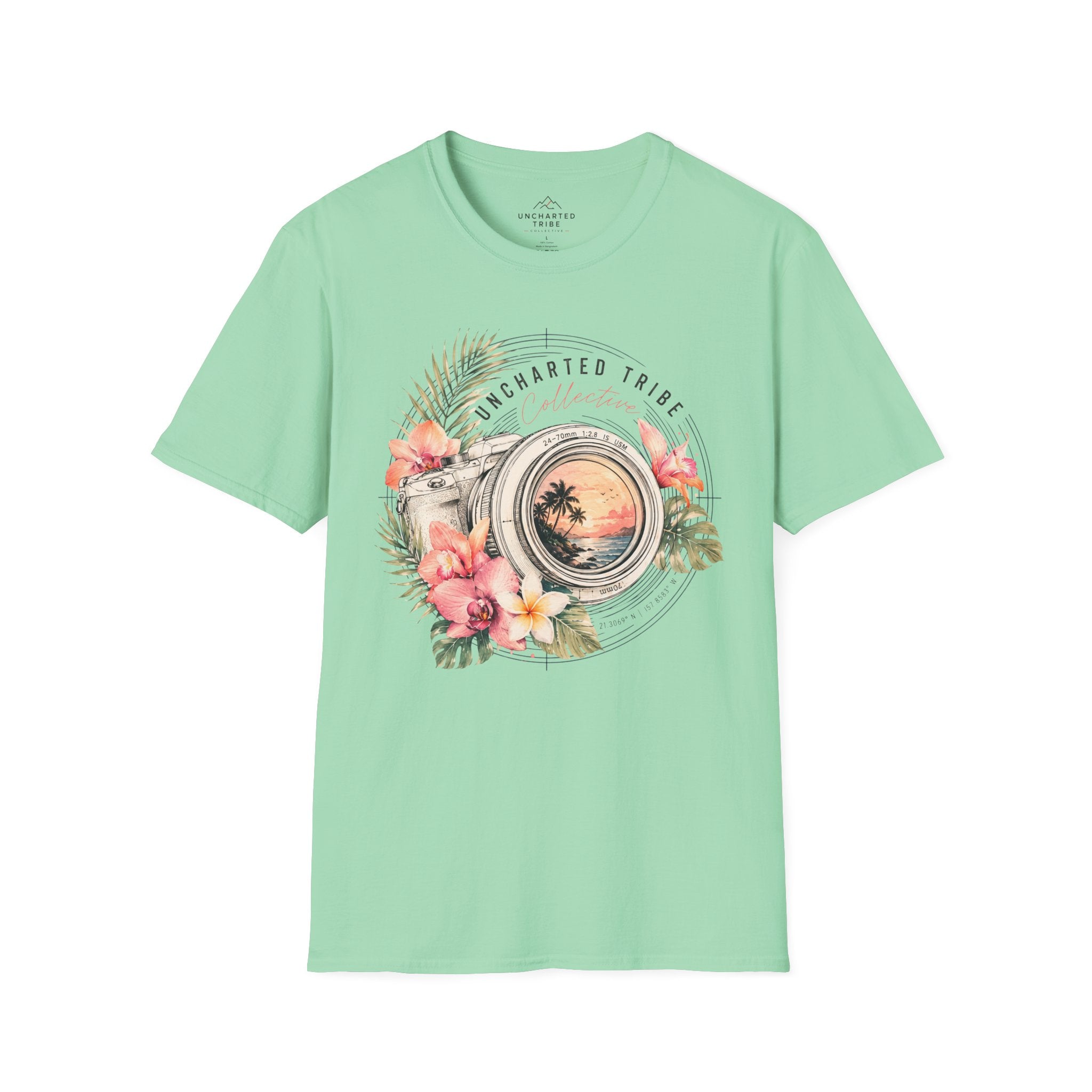 Floral Camera T-Shirt