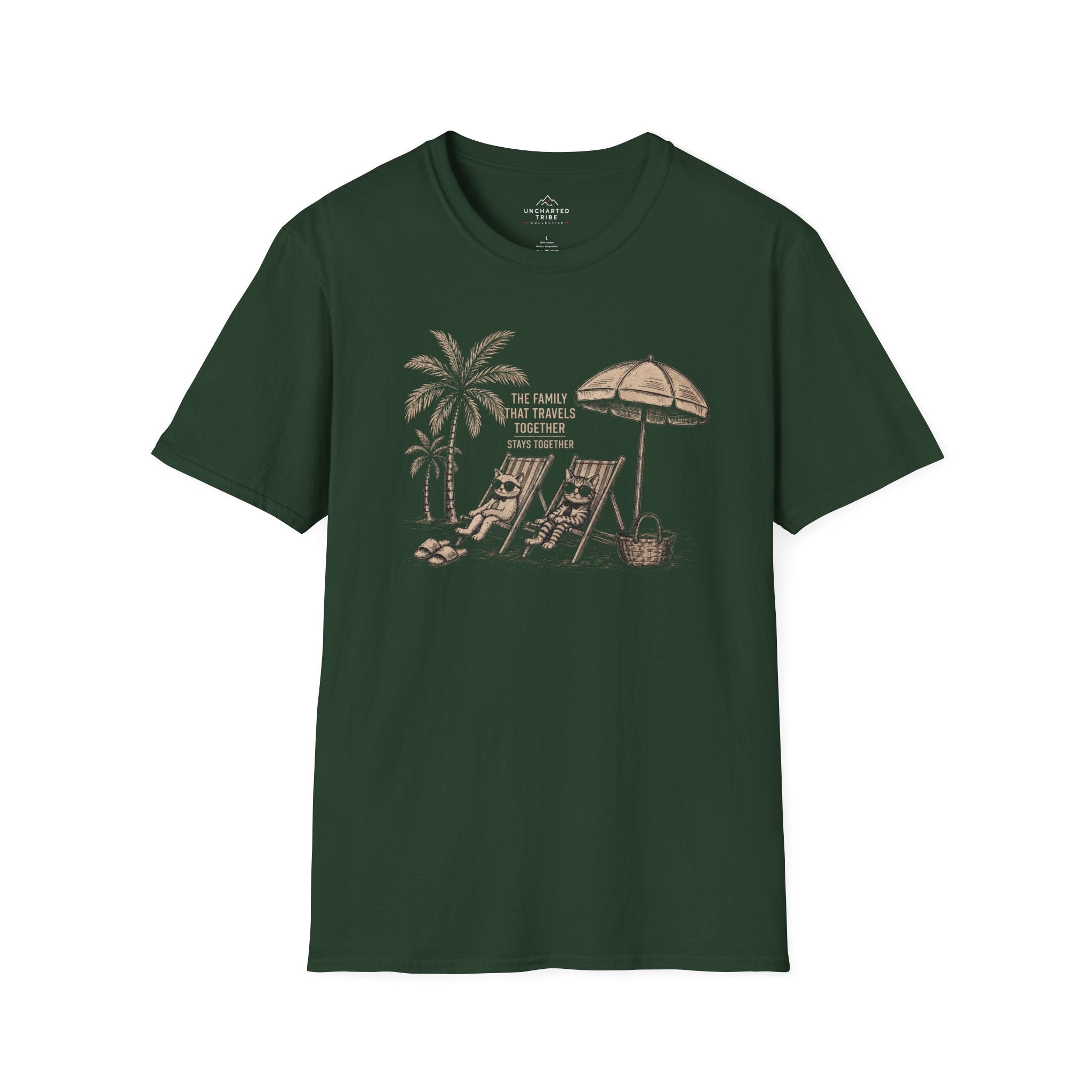 Cat Family that Travels Together T-Shirt