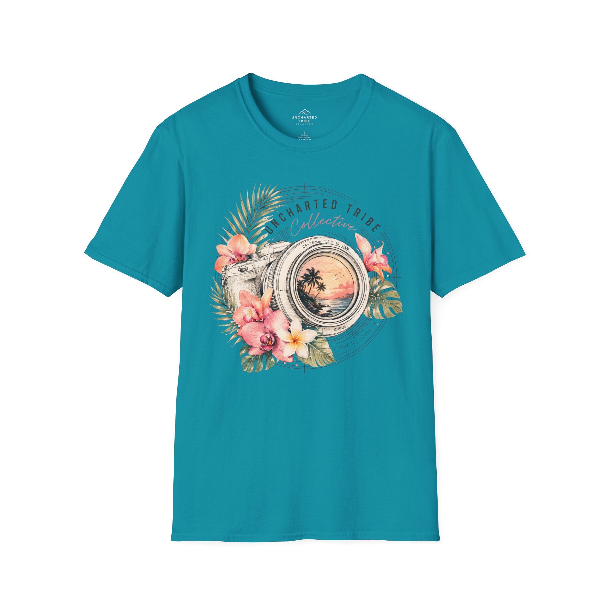 Floral Camera T-Shirt