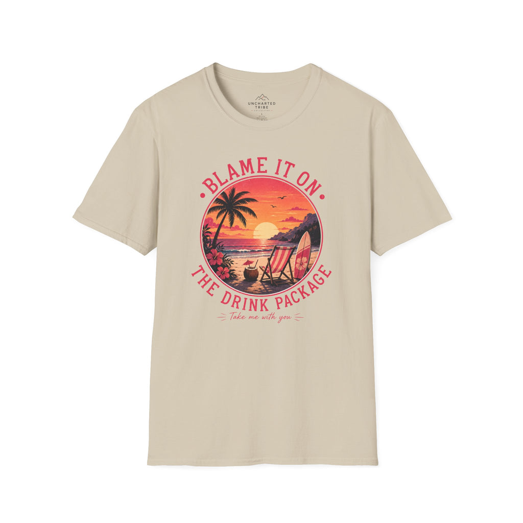 Blame It On The Drink Package — Sunset Beach T-Shirt