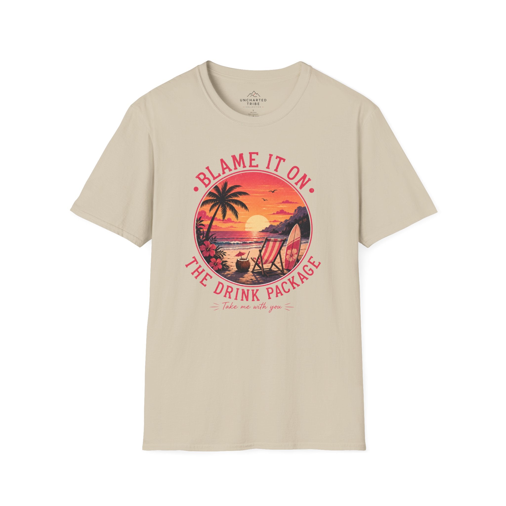 Blame It On The Drink Package — Sunset Beach T-Shirt