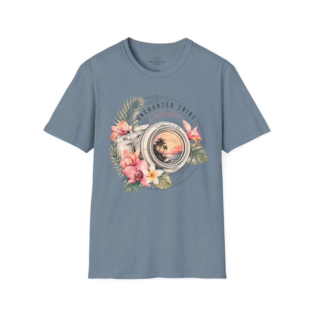 Floral Camera T-Shirt